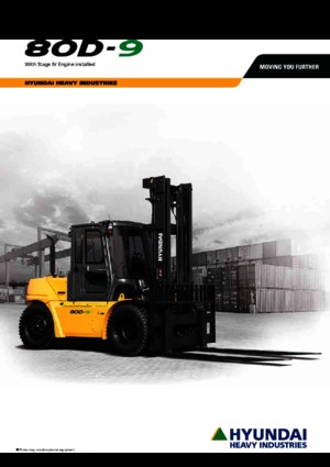 Dieselheftrucks Hyundai 80D-9