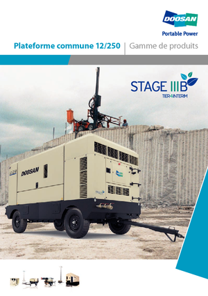 Mobiele Perslucht Compressors - diesel, elektrisch, benzine Doosan 9/275