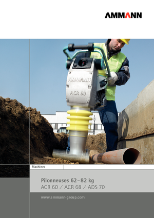 Benzine en Diesel Trilstampers Ammann ATR 60 C