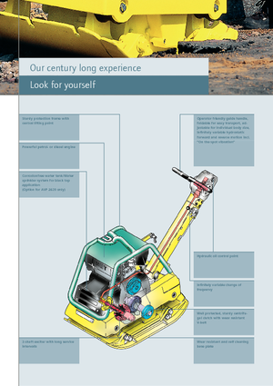 Omkeerbare Trilplaten Ammann AVP 2620