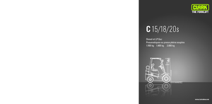 Dieselheftrucks Clark C 15 D