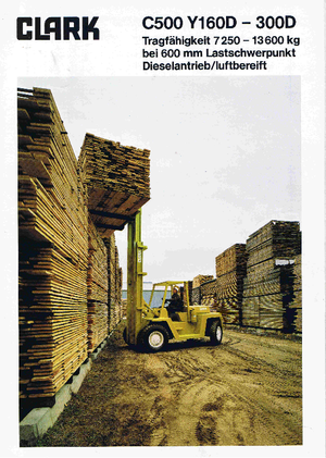 Dieselheftrucks Clark C 500-ys-250 D