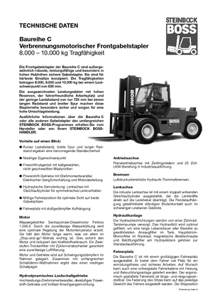 Dieselheftrucks Steinbock C 90