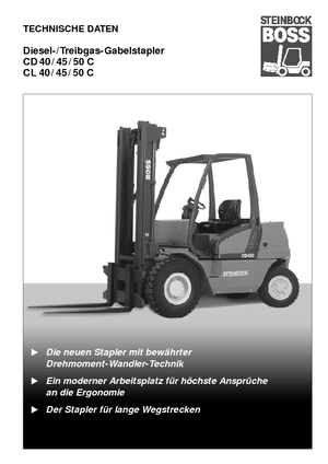 Dieselheftrucks Steinbock CD 40 C