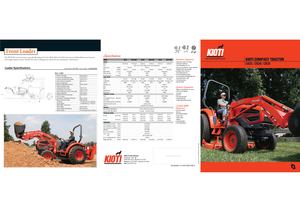 Voortrekhaak gemeentetrekker Kioti CK 35