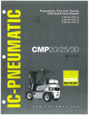 Dieselheftrucks Clark CMP 30 D