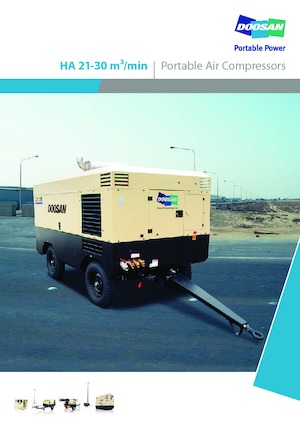 Mobiele Perslucht Compressors - diesel, elektrisch, benzine Doosan 12/235 HA 