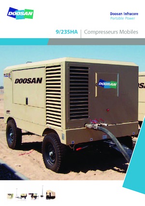 Mobiele Perslucht Compressors - diesel, elektrisch, benzine Doosan 9/235 HA 