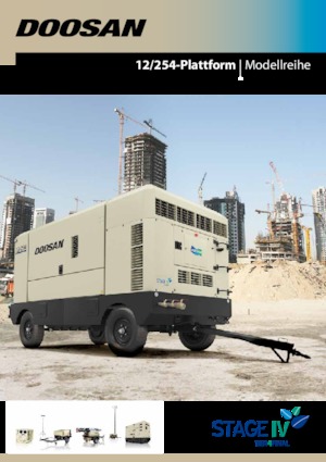 Mobiele Perslucht Compressors - diesel, elektrisch, benzine Doosan 9/304 