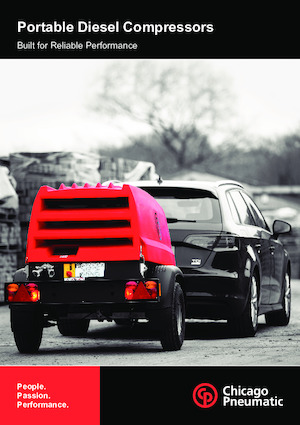 Mobiele Perslucht Compressors - diesel, elektrisch, benzine Chicago Pneumatic CPS 11-10 