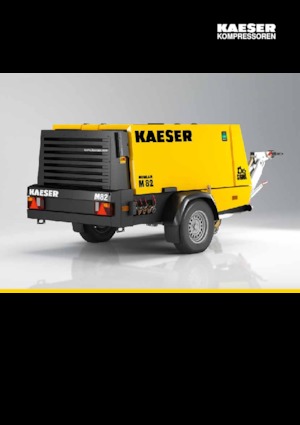 Mobiele Perslucht Compressors - diesel, elektrisch, benzine Kaeser Mobilair M 82 G 8,5 kVA