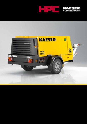 Mobiele Perslucht Compressors - diesel, elektrisch, benzine Kaeser Mobilair M 82 G 8,5 kVA