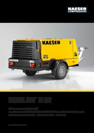 Mobiele Perslucht Compressors - diesel, elektrisch, benzine Kaeser Mobilair M 82 G 8,5 kVA