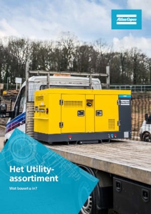 Stationaire Perslucht Compressors - diesel, elektrisch, benzine Atlas Copco Utility U 190