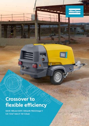 Mobiele Perslucht Compressors - diesel, elektrisch, benzine Atlas Copco XAHS 108 Kd