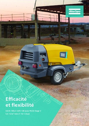Mobiele Perslucht Compressors - diesel, elektrisch, benzine Atlas Copco XAHS 108 Kd