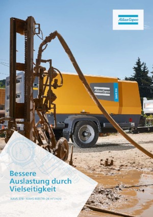 Mobiele Perslucht Compressors - diesel, elektrisch, benzine Atlas Copco XAHS 408 CD