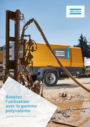 Mobiele Perslucht Compressors - diesel, elektrisch, benzine Atlas Copco XAHS 408 CD
