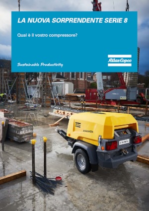 Mobiele Perslucht Compressors - diesel, elektrisch, benzine Atlas Copco XAS 48 KdG 12 kVA