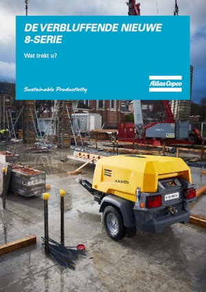 Mobiele Perslucht Compressors - diesel, elektrisch, benzine Atlas Copco XAS 48 KdG 12 kVA