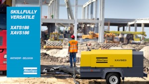 Mobiele Perslucht Compressors - diesel, elektrisch, benzine Atlas Copco XAVS 186 Jd