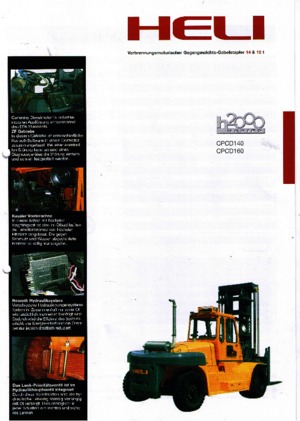 Dieselheftrucks Heli CPCD 160