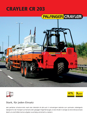 Heftrucks op diesel Palfinger CR 203