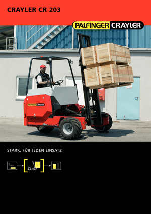 Heftrucks op diesel Palfinger CR 203