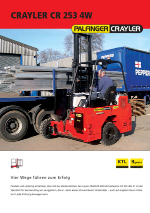 Heftrucks op diesel Palfinger CR 253 4W