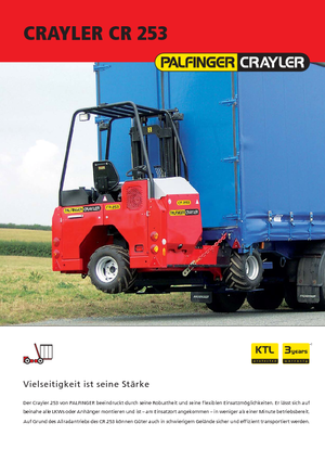 Heftrucks op diesel Palfinger CR 253