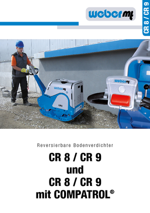 Omkeerbare Trilplaten weber mt CR 9 