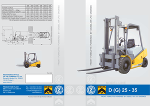 Dieselheftrucks Desta D 25