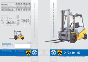 Dieselheftrucks Desta D 40