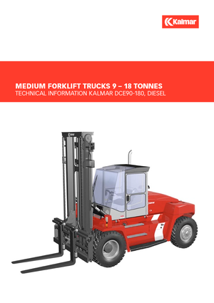 Dieselheftrucks Kalmar DCE 90-6