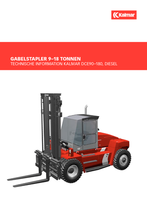 Dieselheftrucks Kalmar DCE 90-6