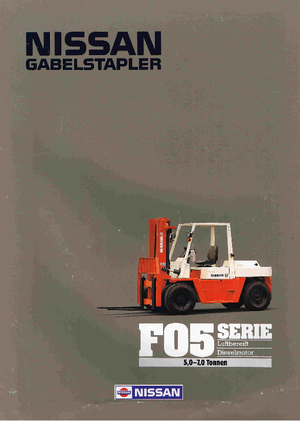 Dieselheftrucks Nissan DF 05 A 60 U