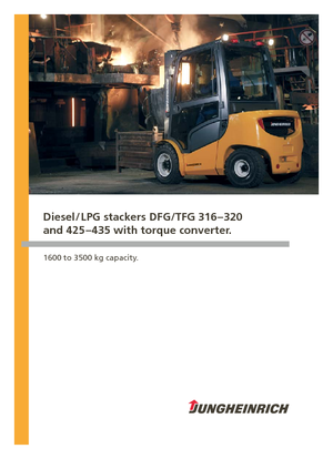 Dieselheftrucks Jungheinrich DFG 320s