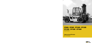 Dieselheftrucks Caterpillar DP150N