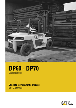 Dieselheftrucks Caterpillar DP70