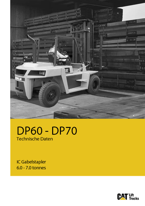Dieselheftrucks Caterpillar DP70