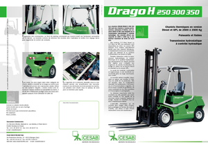 Dieselheftrucks Cesab Drago 350 H