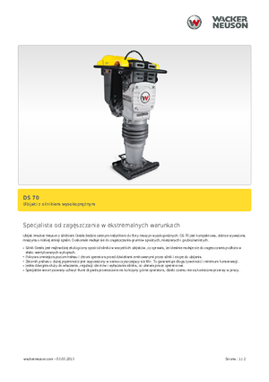 Benzine en Diesel Trilstampers Wacker DS 70,11