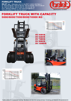Dieselheftrucks Belet DV 100 BVB