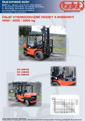Dieselheftrucks Belet DV 50 BVB