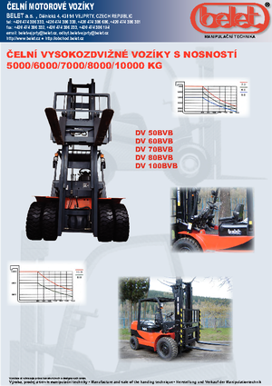 Dieselheftrucks Belet DV 70 BVB