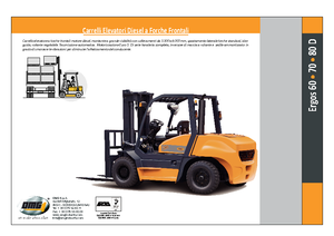 Dieselheftrucks OMG Ergos 70 D