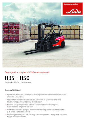 Explosieveilige dieselvorkheftrucks Linde H 45/600 D 