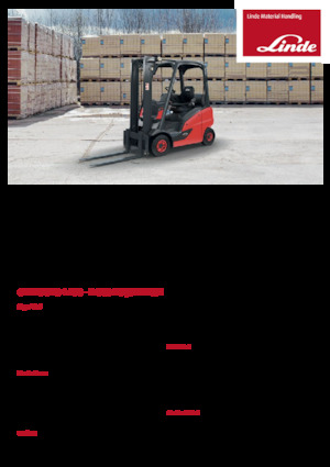 LPG-vorkheftrucks Linde H50T EVO