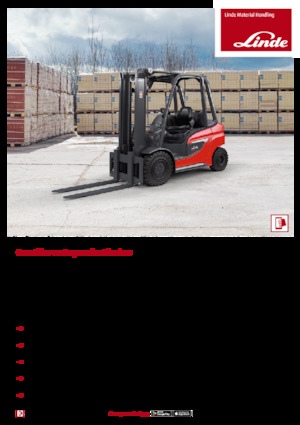 Explosieveilige dieselvorkheftrucks Linde H25D