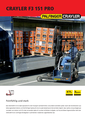 Heftrucks op diesel Palfinger F3 151 Pro